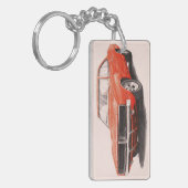 1969 Orange Charger Schlüsselanhänger (Vorderseite links)