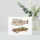 1969 Pontiac Firebird Postkarte (Stehend Vorderseite)