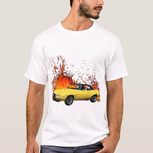 1969 Pontiac Firebird T-Shirt (Vorderseite)