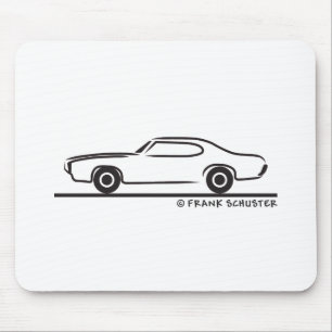 1969 Pontiac GTO Coupe Mousepad