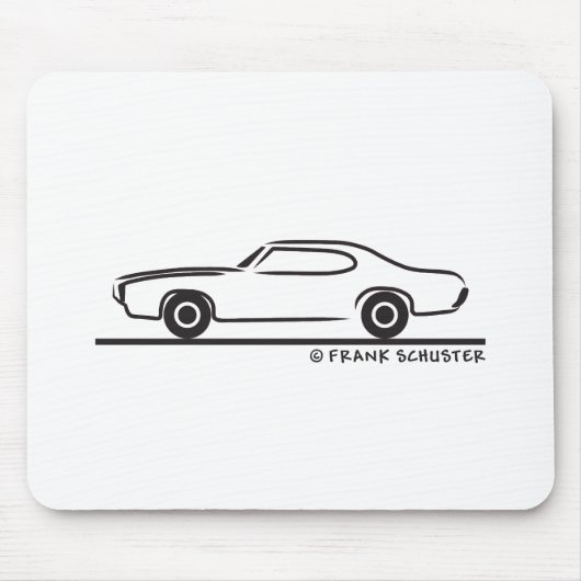 1969 Pontiac GTO Coupe Mousepad (Vorne)