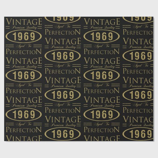 1969 Premium-Qualität Geschenkpapier (Flach)