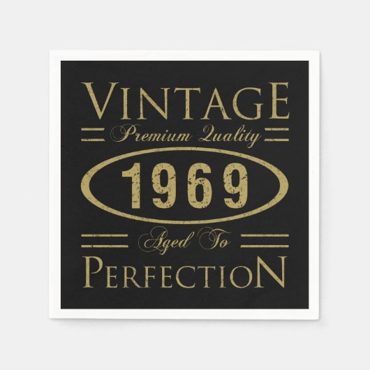 1969 Premium-Qualität Serviette (Vorderseite)