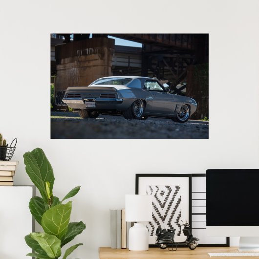 1969 Pro Touring Firebird Poster (Heimbüro)