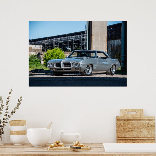 1969 Pro Touring Firebird Poster (Küche)