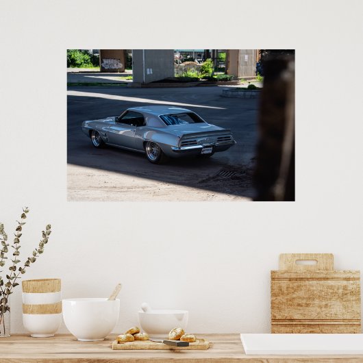 1969 Pro Touring Firebird Poster (Küche)