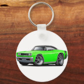 1969 Super Bee Limon-schwarz Schlüsselanhänger (Vorderseite)