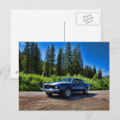 1969 Supersport Camaro Muskelwagen Postkarte (Vorne/Hinten)