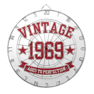 1969 Vintag alt bis perfekt Dartscheibe