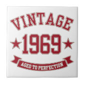 1969 Vintag alt bis perfekt Fliese (Vorderseite)