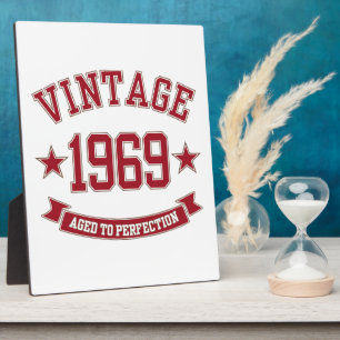 1969 Vintag alt bis perfekt Fotoplatte