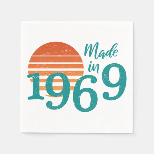 1969 Vintag Serviette (Vorderseite)