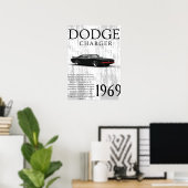 1969 vintage car poster (Heimbüro)