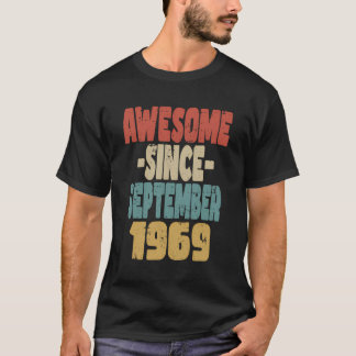 1969 Vintages Retro seit September Phantastisch T-Shirt