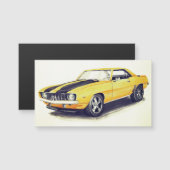 1969 Yellow Camaro Magnet (Vorne/Hinten)