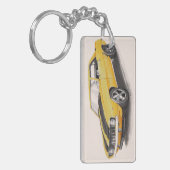 1969 Yellow Camaro Schlüsselanhänger (Vorderseite links)