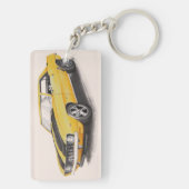 1969 Yellow Camaro Schlüsselanhänger (Rückseite)