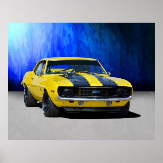 1969 Z28 Camaro Poster (Vorne)