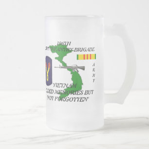 196th Helle mattierte Tasse Inf Vietnam