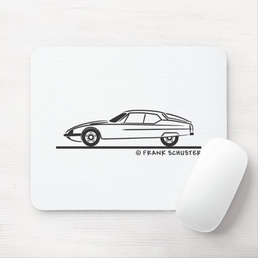 1970 - 1975 Citroën SM Mousepad (Mit Mouse)
