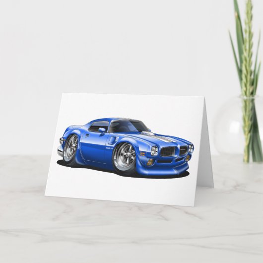 1970/72 Blau-Auto Transportes morgens Karte (Vorderseite)