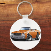 1970-72 Buick GS Orange Convertible Schlüsselanhänger (Vorderseite)