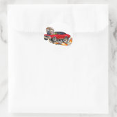 1970-72 Buick GS Red Car Runder Aufkleber (Tasche)