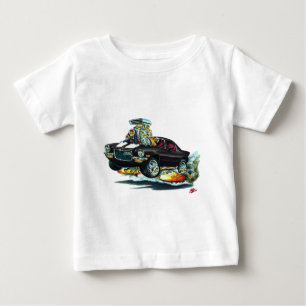 1970-72 Camaro Black-White Car Baby T-shirt