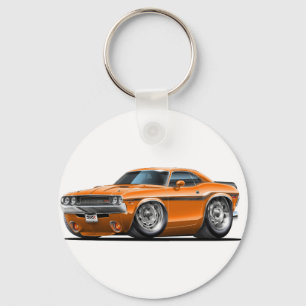 1970-72 Challenger Orange Car Schlüsselanhänger