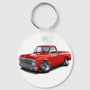 1970-72 Chevy C10 Red Truck Schlüsselanhänger