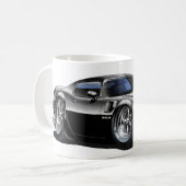 1970/72 schwarzes Auto Transportes morgens Kaffeetasse (Vorderseite Links)