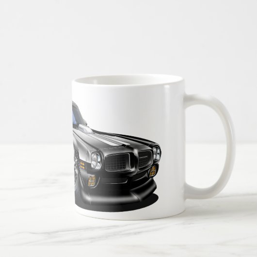 1970/72 schwarzes Auto Transportes morgens Kaffeetasse (Rechts)