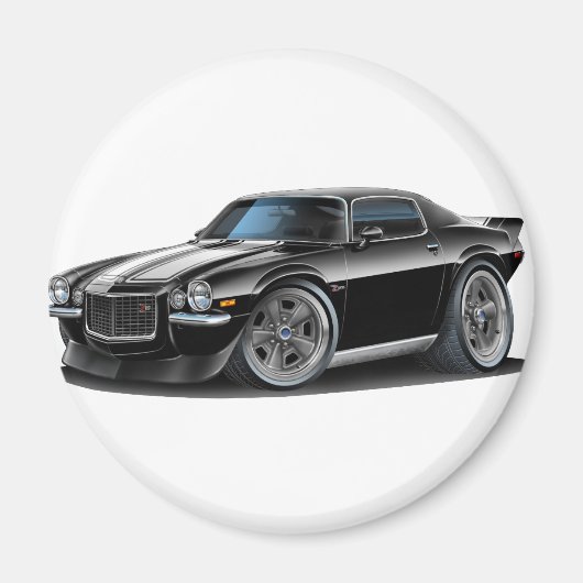 1970-73 Camaro Blk/Wht Car Magnet (Vorne)