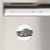 1970-74 Duster Gray-Black Car Magnet (In Situ (Geschirrspüler))