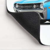 1970 AMX großes schlechtes Blau-Schwarzes Auto Mousepad (Ecke)