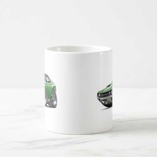 1970 AMX grünes Auto Kaffeetasse (Mittel)