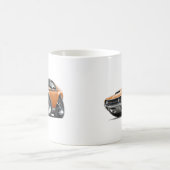 1970 AMX Orange-Schwarzes Auto Kaffeetasse (Mittel)