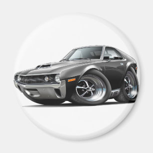1970 AMX schwarzes Auto Magnet