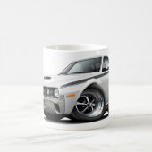 1970 AMX Weiß-Schwarzes Auto Kaffeetasse (Mittel)