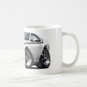 1970 AMX Weiß-Schwarzes Auto Kaffeetasse