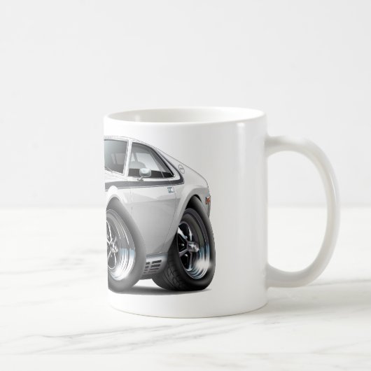 1970 AMX Weiß-Schwarzes Auto Kaffeetasse (Rechts)