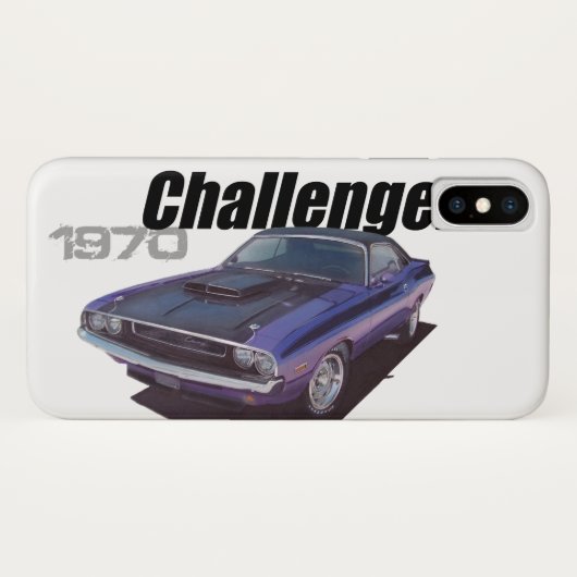 1970 Challenger Case-Mate iPhone Hülle (Rückseite (Horizontal))