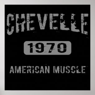 1970 Chevelle American Muscle Poster
