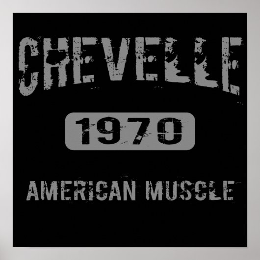 1970 Chevelle American Muscle Poster (Vorne)