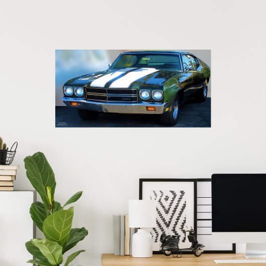 1970 CHEVELLE POSTER (Heimbüro)