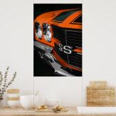 1970 Chevelle S396 Orange Poster (Küche)