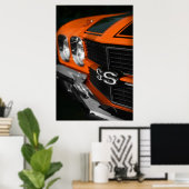 1970 Chevelle S396 Orange Poster (Heimbüro)