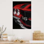 1970 Chevelle SS396 Red Poster (Küche)