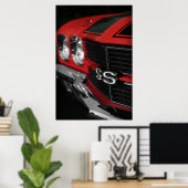 1970 Chevelle SS396 Red Poster (Heimbüro)