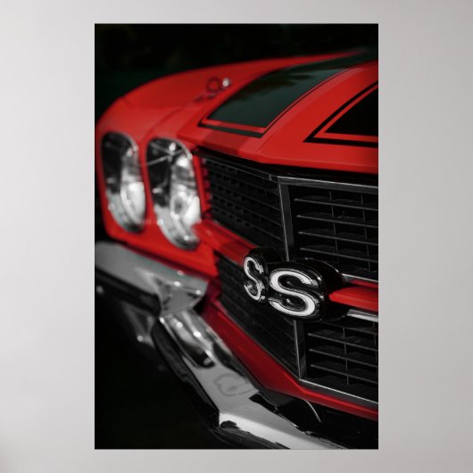 1970 Chevelle SS396 Red Poster (Vorne)